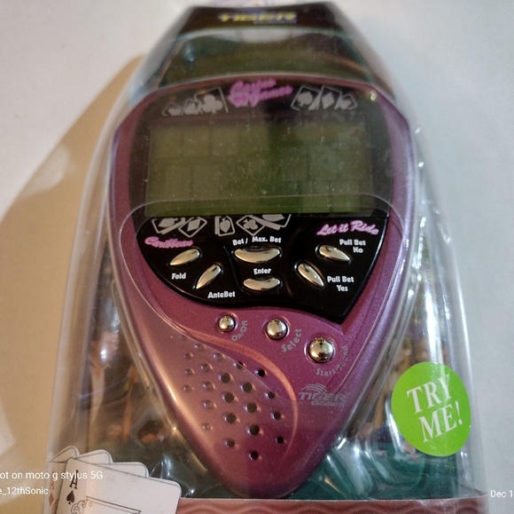 Brand New Sealed Poker Casino Handheld Game Stud Let It Ride - Picture 3 of 4